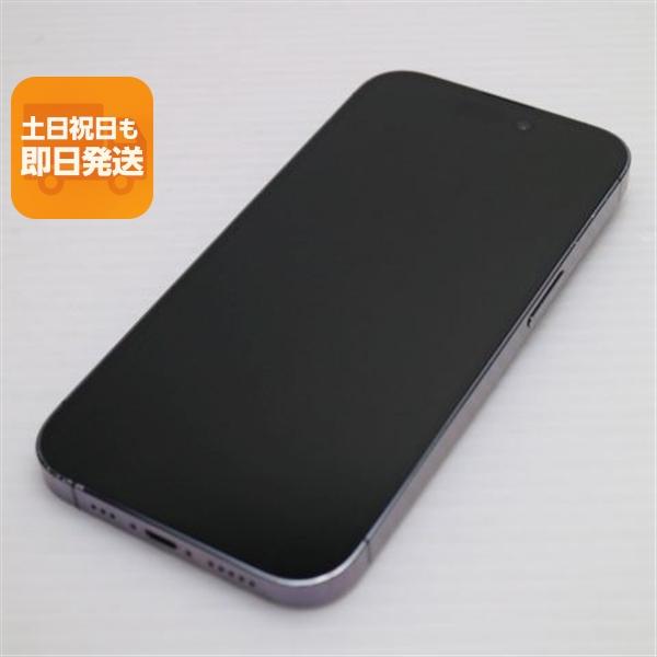 良品中古 SIMフリー iPhone14 Pro 256GB ディープパープル スマホ 中古