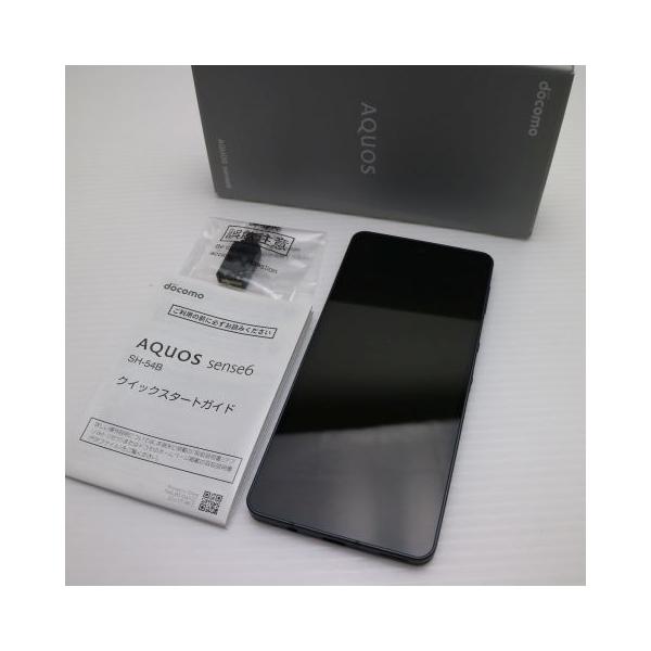新品同様 SH-54B AQUOS sense6 ブラック ガラケー 白ロム 本体 新品同様 SH-54B AQUOS sense6 ブラック ガラケー 白ロム 本体