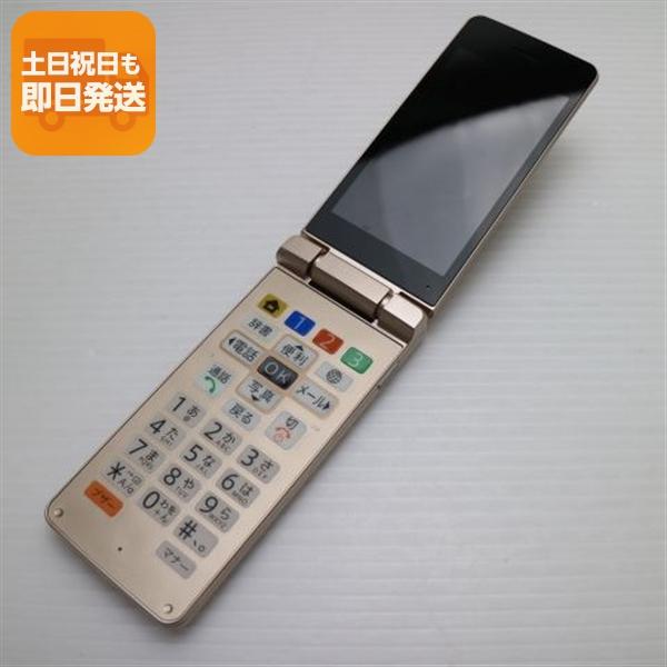 SoftBank かんたん携帯11 A207SH ゴールド 美品 公式 美品 SoftBank