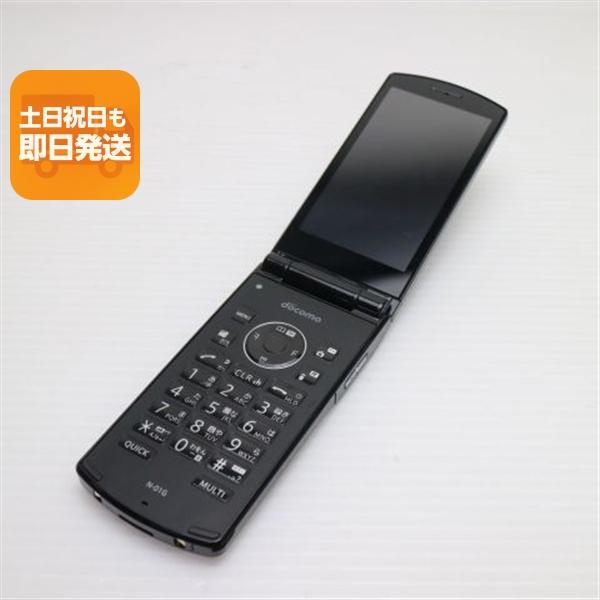 【新品未使用】最後のNEC製ガラケー　N-01G  黒 良品中古 N-01G ブラック 即日発送 ガラケー NEC DoCoMo 本体 白ロム