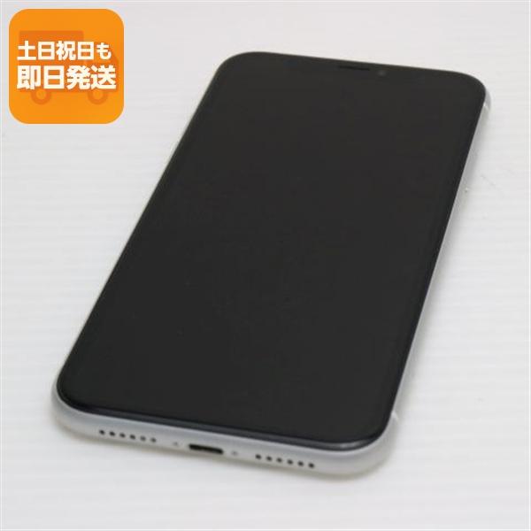 新品同様 SIMフリー iPhoneXR 128GB ホワイト スマホ 白ロム 中古 即日