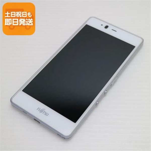 新品同様 SIMフリー arrows M04 White 即日発送 スマホ 富士通 本体 白