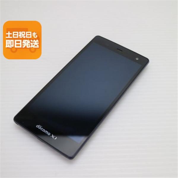 美品 F-01F ARROWS NX ブルーブラック 即日発送 スマホ FUJITSU DoCoMo