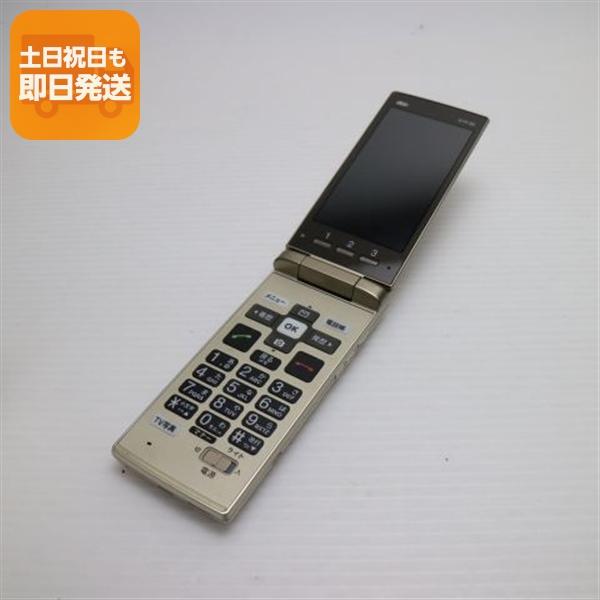 美品 au KYF36 かんたんケータイ ゴールド 即日発送 ガラケー KYOCERA