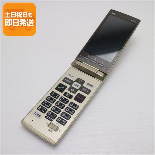 au かんたんケータイ KYF36 ゴールド 楽天市場】【中古】 KYF36 かんたんケータイ ゴールド SIMフリー