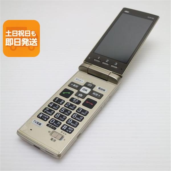 KYF36 ゴールド 新品未使用 本体 充電器付き 新品未使用 かんたん