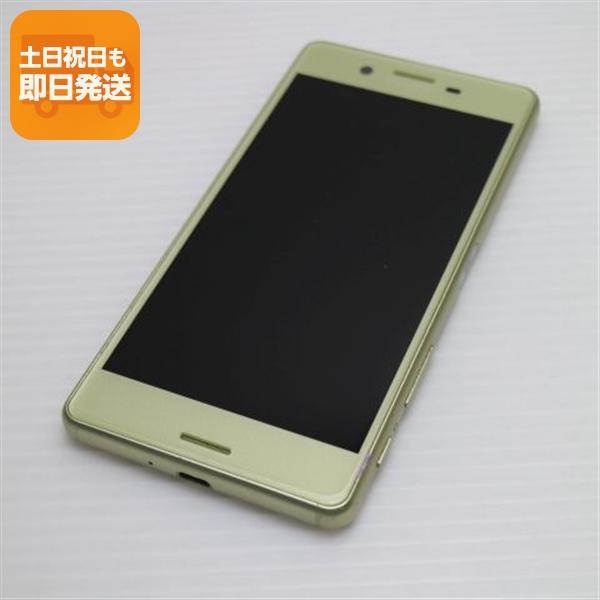 美品 SoftBank 502SO Xperia X Performance ライム 即日発送 スマホ