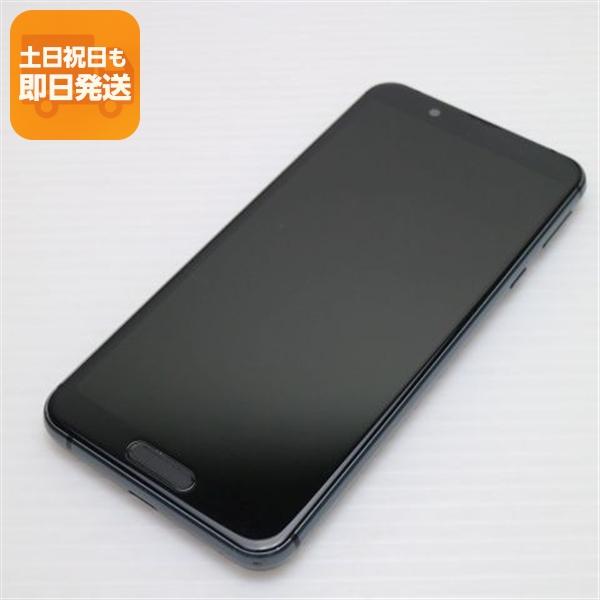 超美品 SIMフリー AQUOS sense3 lite ブラック スマホ 白ロム 中古 