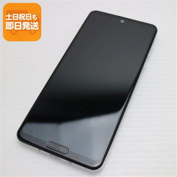 超美品 908SH AQUOS R5G オーロラホワイト スマホ 白ロム 中古 あす