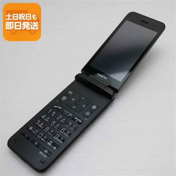 新品同様 A202KC DIGNO ケータイ4 ブラック SOFTBANK ガラケー 京セラ