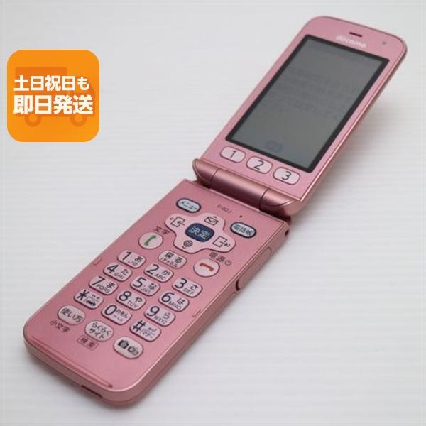 docomo F-02J ピンク 携帯電話 本体 中古 良品中古 F-02J らくらくホン ピンク 即日発送 ガラケー DoCoMo 富士通