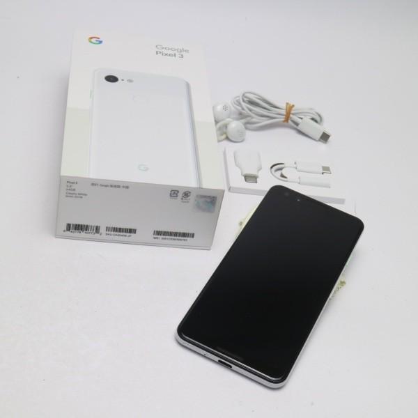 超美品 Docomo Google Pixel 優先配送 3 スマホ 中古 白ロム クリアリーホワイト 本体