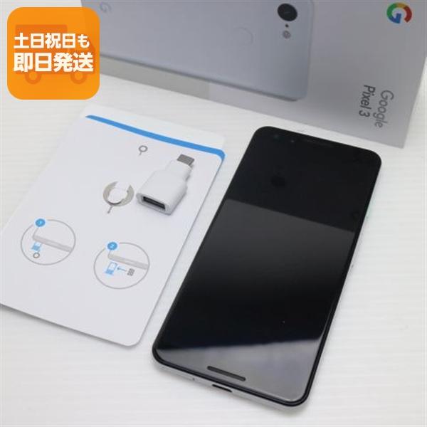 超美品 SoftBank Google Pixel 3 64GB クリアリーホワイト スマホ 中古
