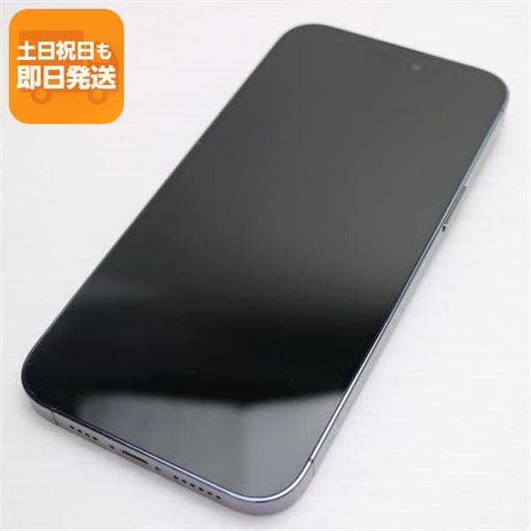 新品同様 SIMフリー iPhone14 Pro Max 1TB ディープパープル スマホ