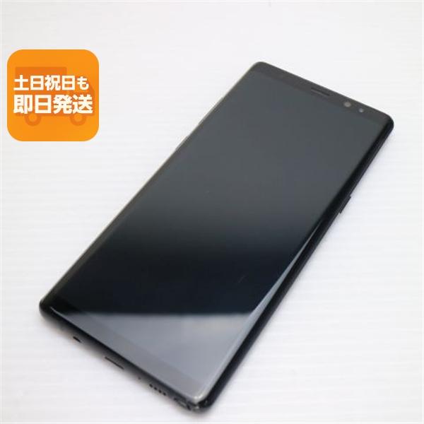 美品 SC-01K Galaxy Note8 ブラック スマホ 即日発送 白ロム 中古