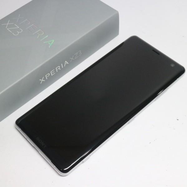 新品未使用 Sov39 Xperia Xz3 スマホ 白ロム ホワイトシルバー 豪華な 本体