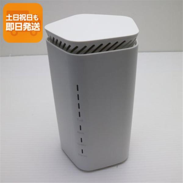 超美品 Speed Wi-Fi HOME 5G L12 NAR02 ホワイト 本体 即日発送 土日祝