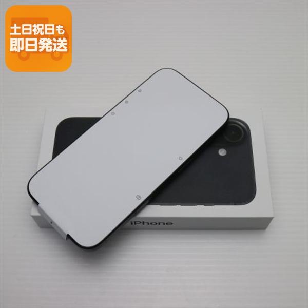 新品未使用 SIMフリー iPhone 16 128GB ブラック スマホ APPLE 即日