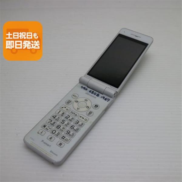 中古 P-01J P-smart ケータイ ホワイト 即日発送 ガラケー DoCoMo