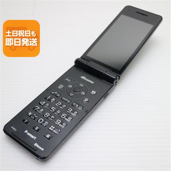 美品 P-01J P-smart ケータイ ブラック 即日発送 ガラケー DoCoMo