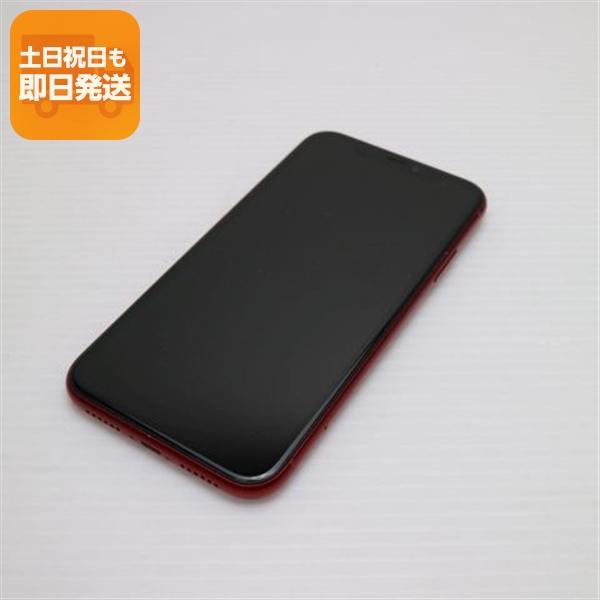 超美品 SIMフリー iPhoneXR 64GB レッド RED スマホ 白ロム 中古 即日