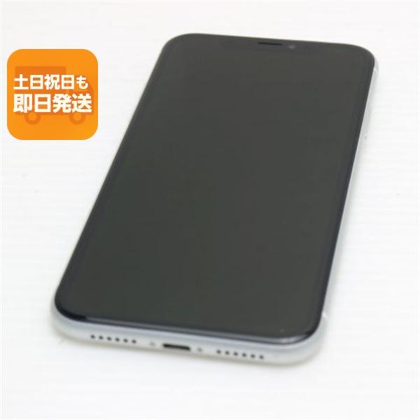 超美品 SIMフリー iPhoneXR 64GB ホワイト スマホ 白ロム 中古 即日