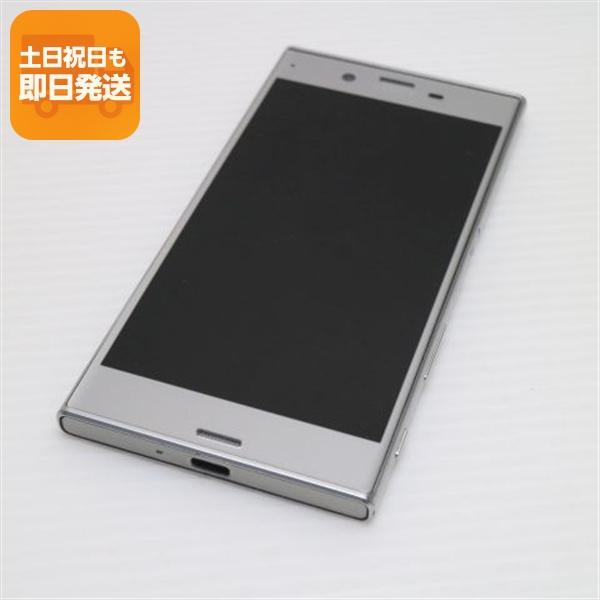 良品中古 SO-01J Xperia XZ プラチナム（シルバー） 即日発送 スマホ