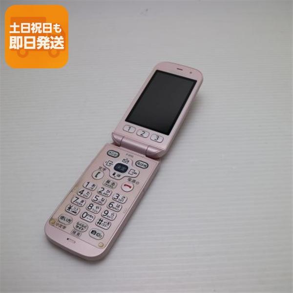 美品 F-01G らくらくホン ベーシック4 ピンク 即日発送 ガラケー