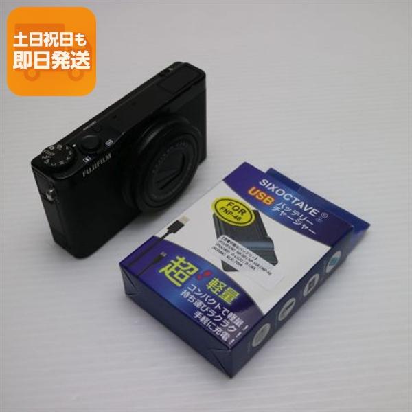 美品 FUJIFILM XQ1 ブラック 即日発送 デジカメ 本体 あすつく
