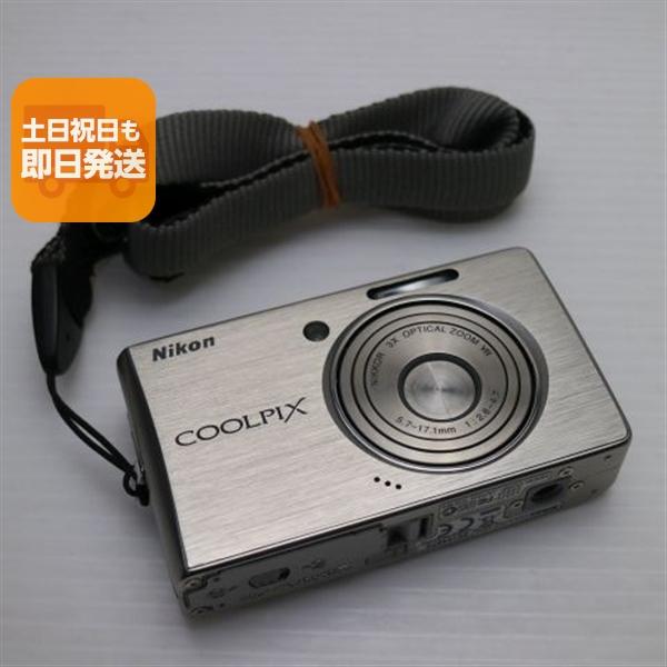 超美品 COOLPIX S500 シルバー 即日発送 Nikon デジカメ デジタル