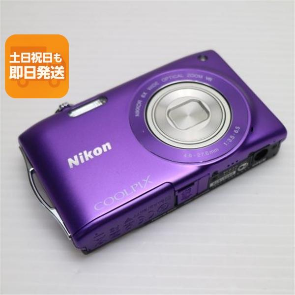 【稼動品／付属品有り】Nikon COOLPIX S3300 パープル デジカメ 超美品 COOLPIX S3300 ラベンダーパープル 即日発送 デジカメ Nikon