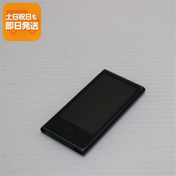 【美品】iPod nano 第7世代 16GB ブラック iPod nano 超美品 第7世代 16GB スペースグレイ 即日発送 Apple 本体