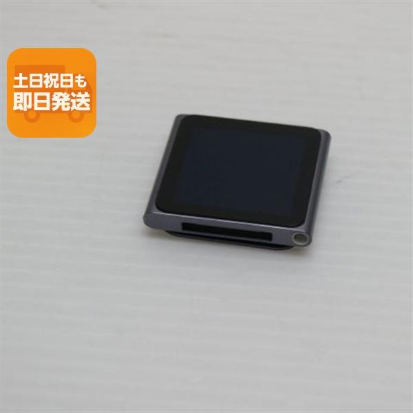 iPod nano 超美品 iPOD 第6世代 8GB グラファイト 即日発送 MC688J/A