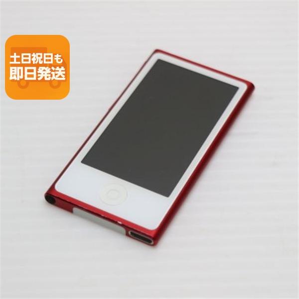 iPod nano 超美品 第7世代 16GB レッド 即日発送 Apple 本体 あすつく