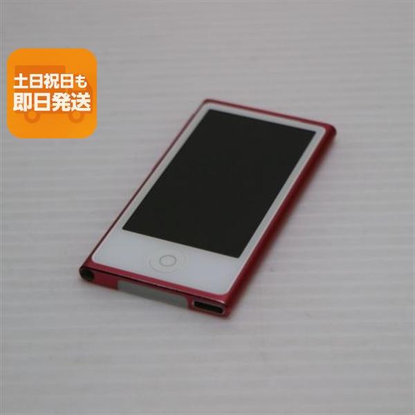 iPod nano 新品同様 第7世代 16GB ピンク 即日発送 MD475J/A Apple
