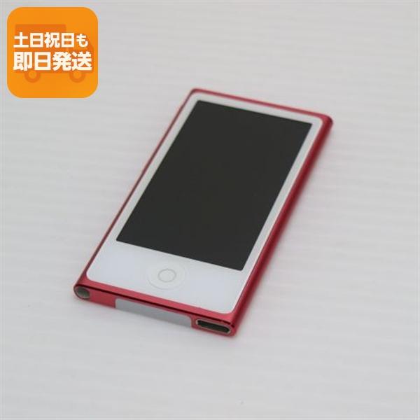 iPod nano 新品同様 第7世代 16GB ピンク 即日発送 MD475J/A Apple