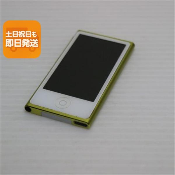 iPod nano 超美品 第7世代 16GB イエロー 即日発送 MD476J/A Apple