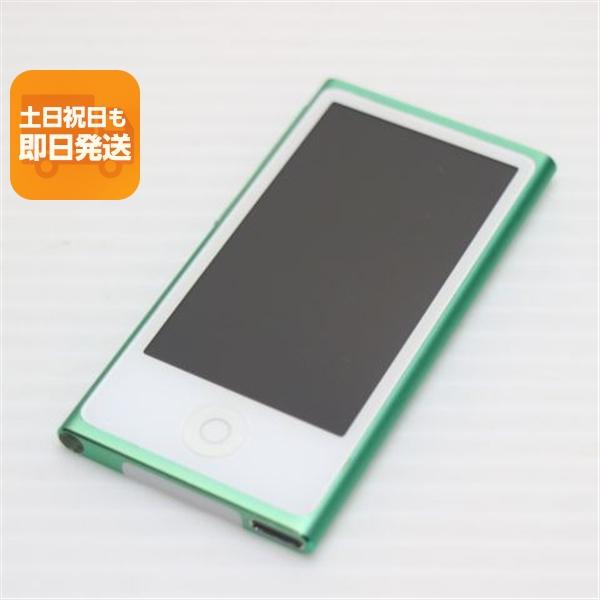 iPod nano 超美品 第7世代 16GB グリーン 即日発送 MD478J/A Apple