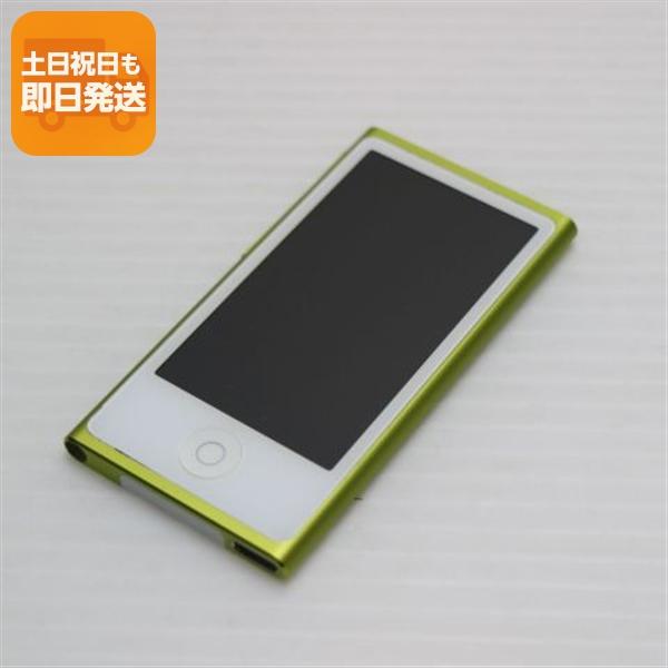 iPod nano 新品同様 第7世代 16GB イエロー 即日発送 MD476J/A Apple
