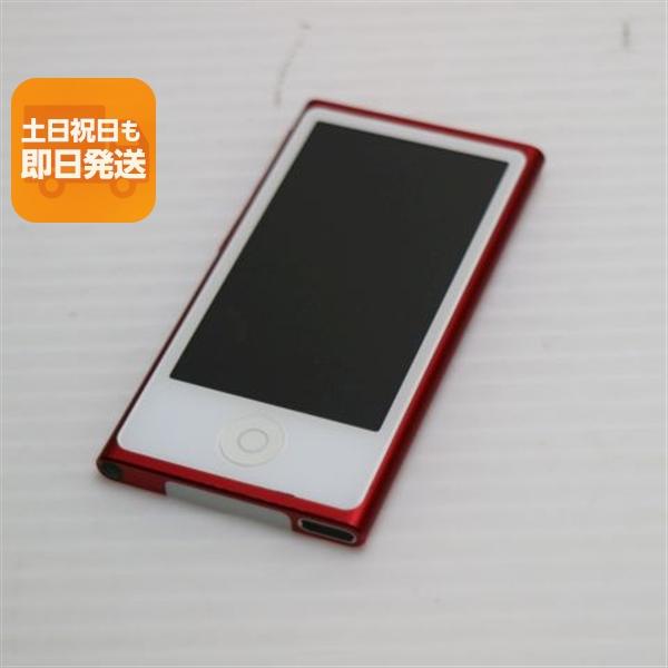 iPod nano 超美品 第7世代 16GB レッド 即日発送 Apple 本体 あすつく