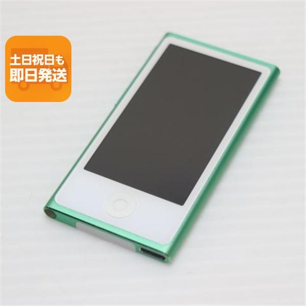 iPod nano 超美品 第7世代 16GB グリーン 即日発送 MD478J/A Apple