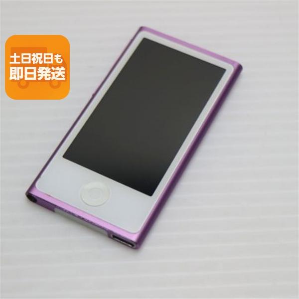 美品✨Apple iPod nano 第7世代 16GB パープル MD479J iPod nano 美品 第7世代 16GB パープル 即日発送 MD479J/A Apple 本体