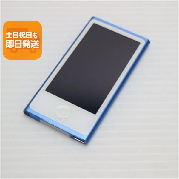 iPod nano 美品 第7世代 16GB ブルー 即日発送 MD477J/A Apple 本体