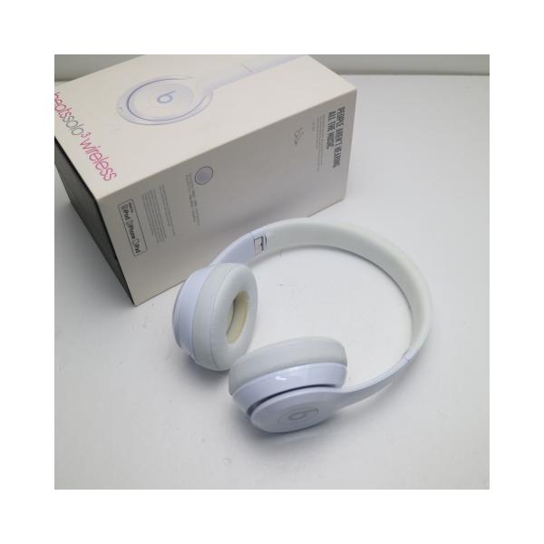 美品 Beats solo3 wireless MNEP2PA/A グロスホワイト ワイヤレスヘッド...