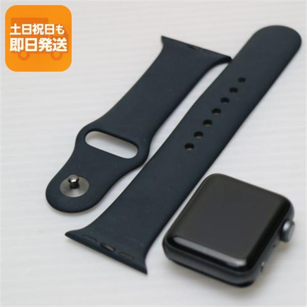 美品 Apple Watch series3 38mm GPSモデル スペースグレイ 即日発送 