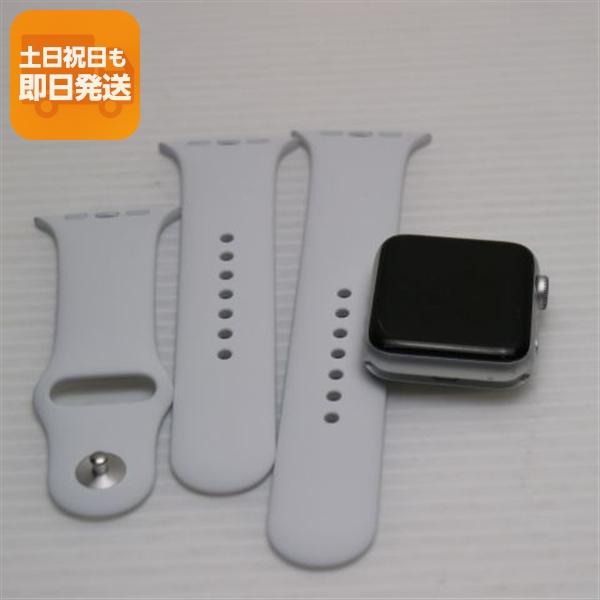 良品中古 Apple Watch series3 42mm GPSモデル シルバー 即日発送 中古 