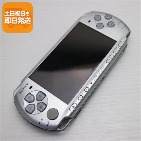 良品中古 PSP-3000 ミスティック・シルバー 即日発送 game SONY