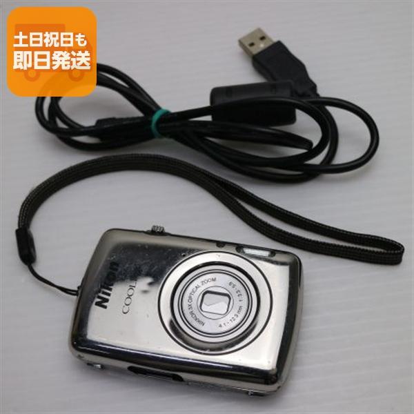 美品 COOLPIX S01 ミラーシルバー 即日発送 デジカメ Nikon デジタル