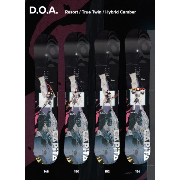 25-26 CAPiTA DOA スノーボード 152cm 新品未使用 25-26 CAPiTA BOARD D.O.A 152cm あすつく 土日祝発送OK