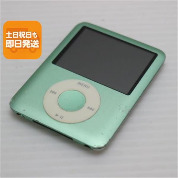 iPod nano 良品中古 iPOD 第3世代 8GB グリーン 即日発送 MB253J/A